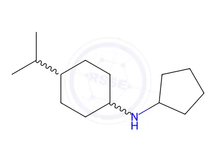 Chemical structure of N-cyclopentyl-4-isopropylcyclohexan-1-amine