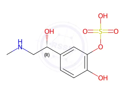 Chemical structure of Epinephrine 3-sulfate