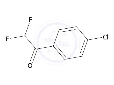 Chemical structure of 1-(4-Chlorophenyl)-2,2-difluoroethan-1-one