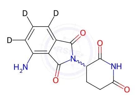 Chemical structure of Pomalidomide-d3