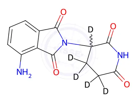 Chemical structure of Pomalidomide-d5