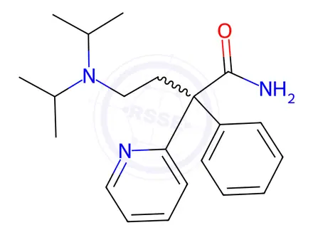 Chemical structure of Disopyramide