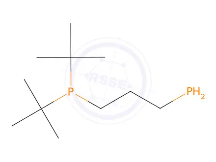 Chemical structure of Phosphine, bis(1,1-dimethylethyl)(3-phosphinopropyl)-