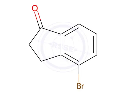 Chemical structure of 4-Bromo-1-indanone