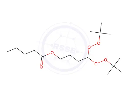 Chemical structure of Valeric acid 4,4-bis(tert-butylperoxy)butyl ester