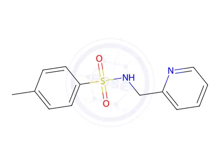 Chemical structure of 4-Methyl-n-(pyridin-2-ylmethyl)benzenesulfonamide