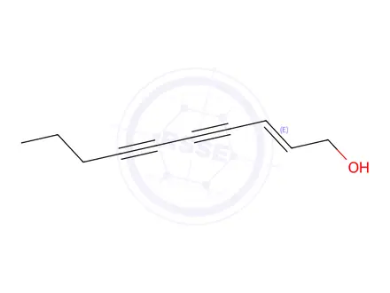 Chemical structure of (E)-2-Decene-4,6-diyn-1-ol