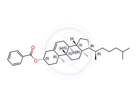 Chemical structure of Cholesteryl benzoate