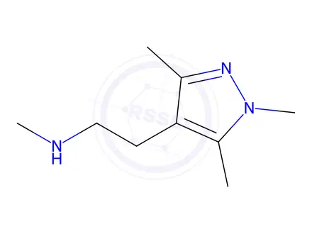 Chemical structure of n-Methyl-2-(1,3,5-trimethyl-1h-pyrazol-4-yl)ethan-1-amine