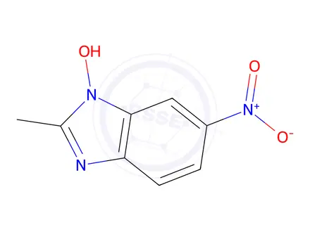 Chemical structure of 1H-Benzimidazole,1-hydroxy-2-methyl-6-nitro-(9CI)