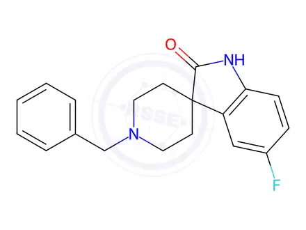 Chemical structure of 1'-Benzyl-5-fluoro-spiro[indoline-3,4'-piperidine]-2-one