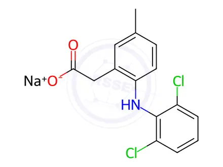Chemical structure of Diclofenac sodium Impurity 142