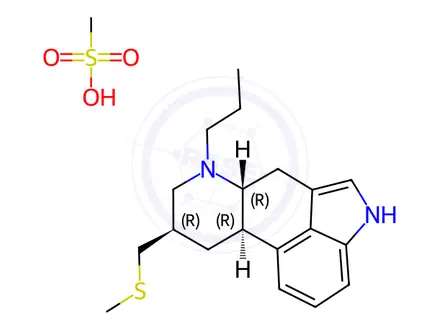 Chemical structure of Pergolide Mesylate