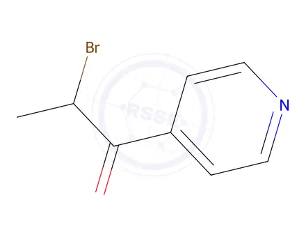 Chemical structure of 2-Bromo-1-(pyridin-4-yl)propan-1-one
