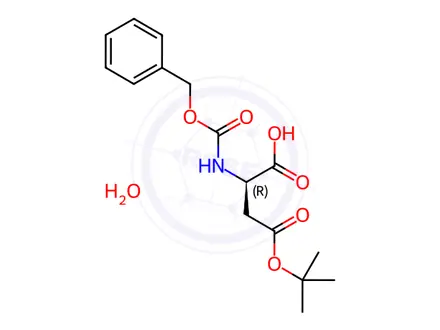 Chemical structure of Z-D-Asp(OtBu)-OH