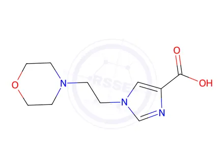 Chemical structure of 1-(2-Morpholinoethyl)-1H-imidazole-4-carboxylic acid
