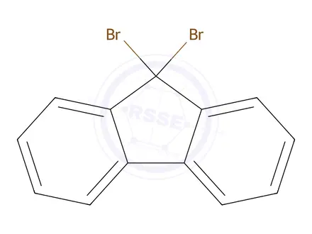 Chemical structure of 9,9-Dibromo-9H-fluorene
