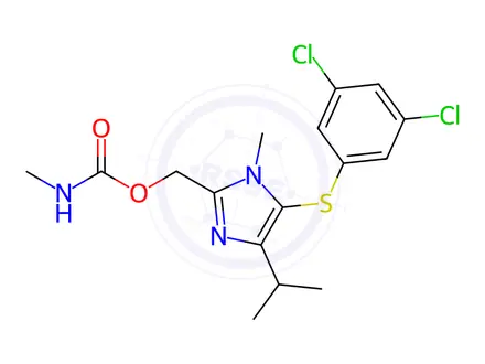 Chemical structure of Capravirine Impurity 59