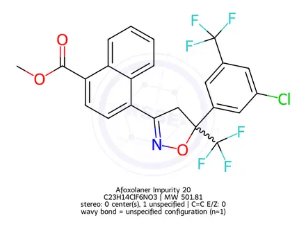 Chemical structure of Afoxolaner Impurity 58