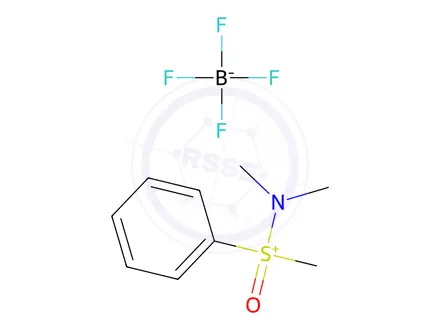 Chemical structure of (DIMETHYLAMINO)METHYLPHENYLOXOSULFONIUMTETRAFLUOROBORATE