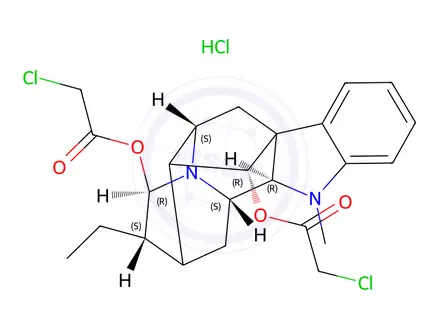 Chemical structure of Ajmaline Impurity 1