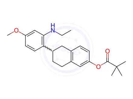 Chemical structure of Elacestrant Impurity 60