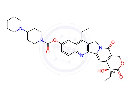 Chemical structure of Irinotecan