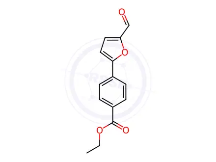 Chemical structure of Ethyl 4-(5-Formyl-2-furyl)benzoate