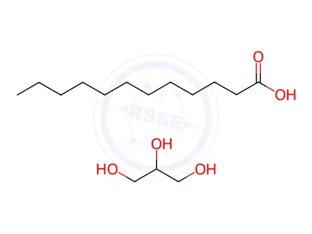 Chemical structure of Monolaurin