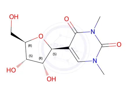 Chemical structure of 1,3-Dimethylpseudouridine