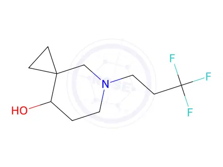 Chemical structure of 5-(3,3,3-Trifluoropropyl)-5-azaspiro[2.5]Octan-8-ol