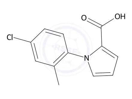 Chemical structure of 1-(4-Chloro-2-methylphenyl)-1H-pyrrole-2-carboxylic acid