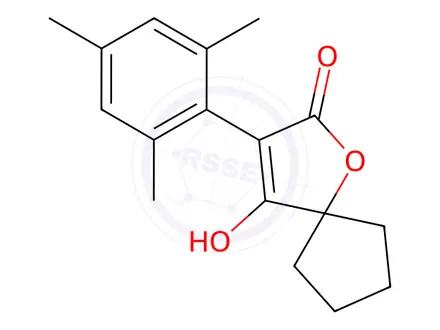 Chemical structure of Spiromesifen-alcohol