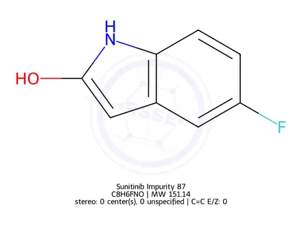Chemical structure of Sunitinib Impurity 87