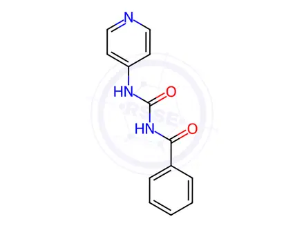 Chemical structure of N-(Pyridin-4-ylcarbamoyl)benzamide