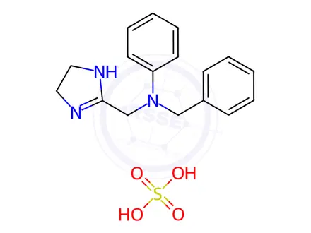 Chemical structure of Antazoline sulfate