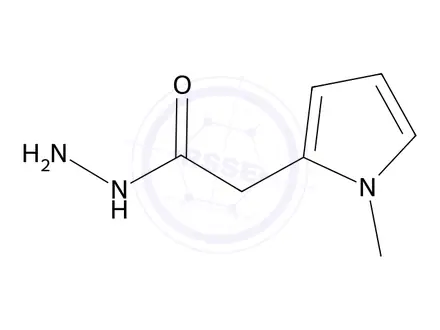 Chemical structure of 2-(1-Methyl-1H-pyrrol-2-yl)acetohydrazide