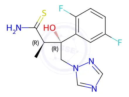 Chemical structure of Isavuconazole Impurity 246