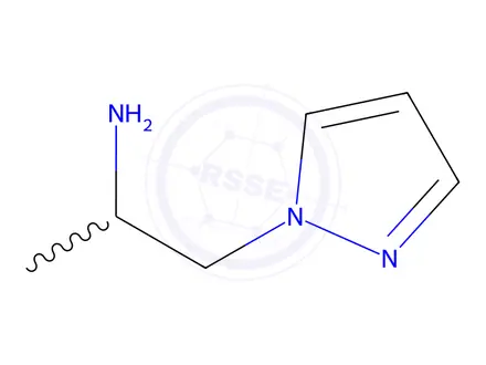 Chemical structure of 1-(1h-Pyrazol-1-yl)propan-2-amine