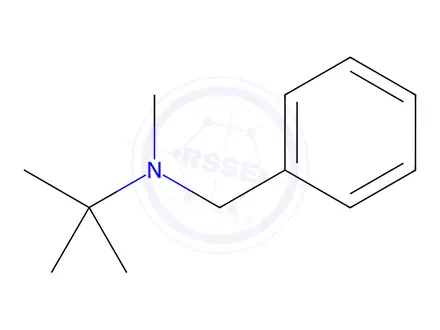Chemical structure of N-benzyl-N,2-dimethylpropan-2-amine