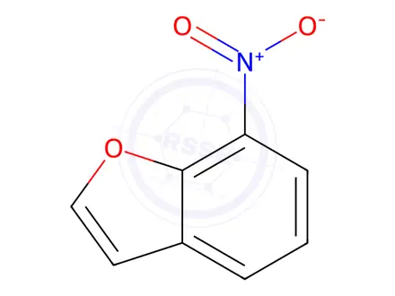Chemical structure of Benzofuran, 7-nitro-