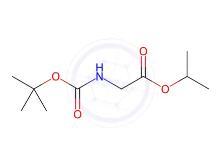 Chemical structure of Isopropyl (tert-butoxycarbonyl)glycinate