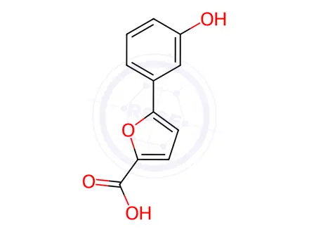 Chemical structure of 5-(3-Hydroxyphenyl)furan-2-carboxylic acid
