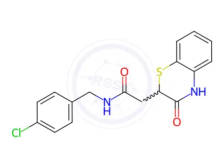 Chemical structure of n-(4-Chlorobenzyl)-2-(3-oxo-3,4-dihydro-2h-benzo[b][1,4]thiazin-2-yl)acetamide