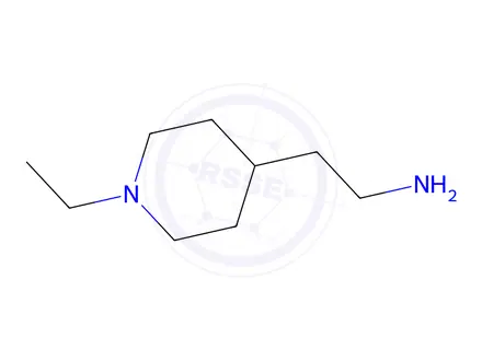 Chemical structure of 2-(1-ethylpiperidin-4-yl)ethan-1-amine