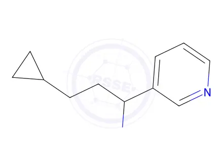 Chemical structure of 3-Cyclopropyl-1-(pyridin-3-yl)propan-1-amine
