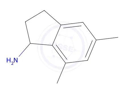 Chemical structure of 5,7-Dimethyl-2,3-dihydro-1h-inden-1-amine