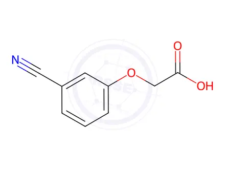 Chemical structure of (3-Cyanophenoxy)acetic acid