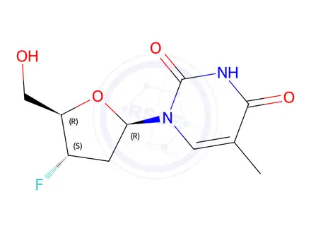 Chemical structure of Alovudine