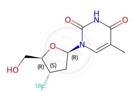 Chemical structure of Alovudine (18F) Injection
